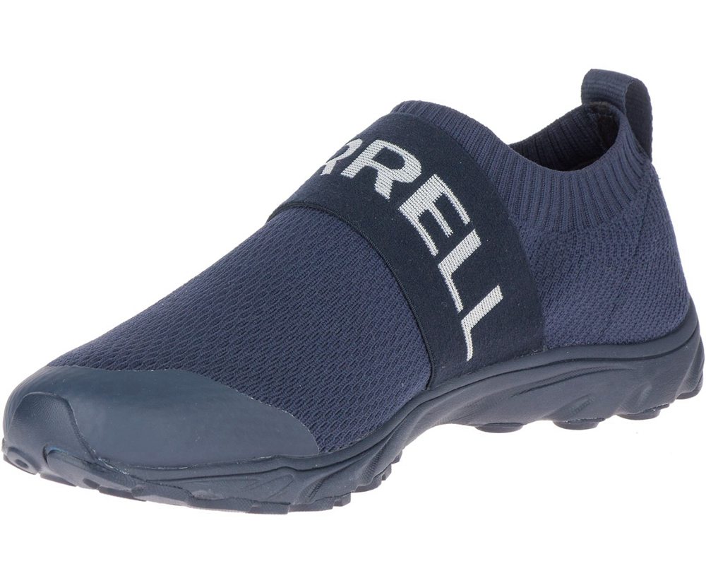 Zapatos De Seguridad Hombre - Merrell Tirana Laceless - Azul Marino - CYWO-85761